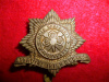 4th Royal Irish Dragoon Guards Cap Badge, Rare Brass Economy issue